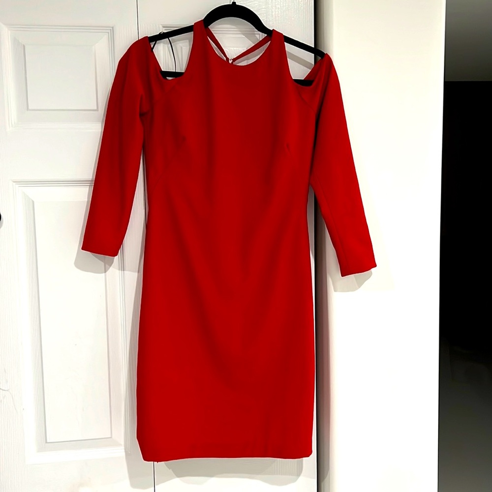 Beautiful red dress look stunning for any evening occasion. By TWILLY ATELIER